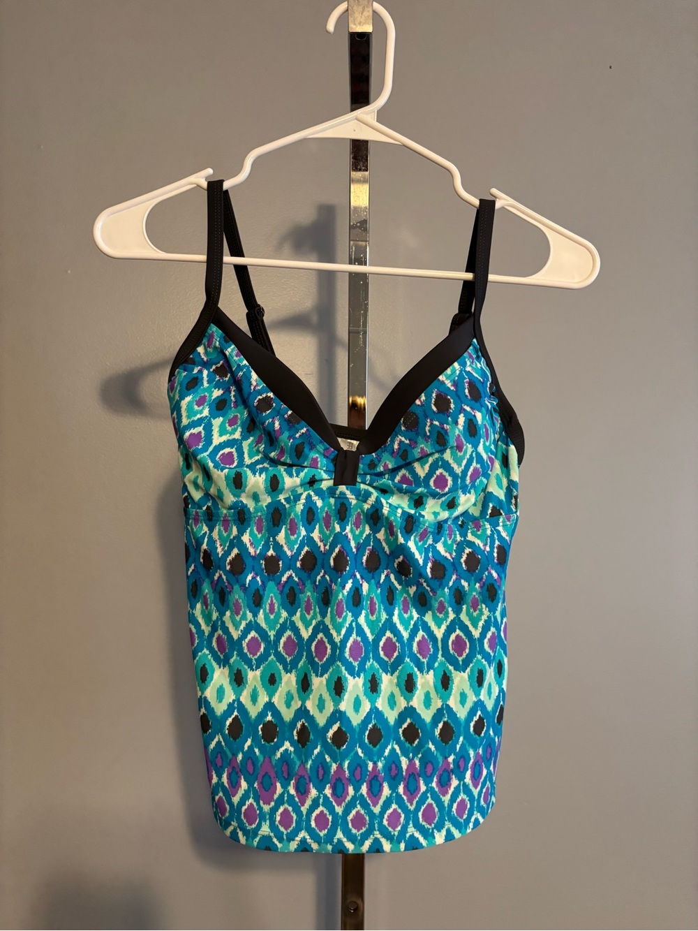Free Country Tankini Top Multi Colored NWT Small 4-6